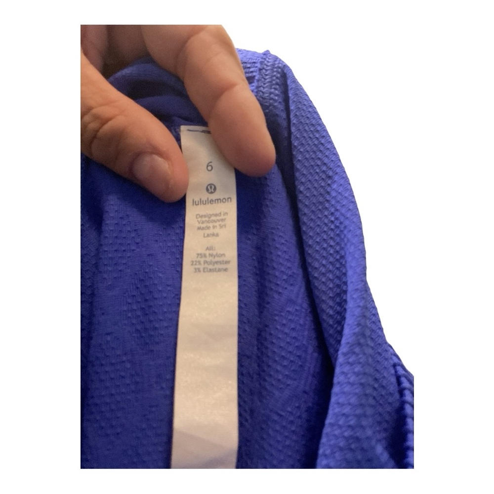 Women’s Lululemon Blue Rest Less‎ long sleeve pullover hoodie, size 6 - Picture 3 of 4